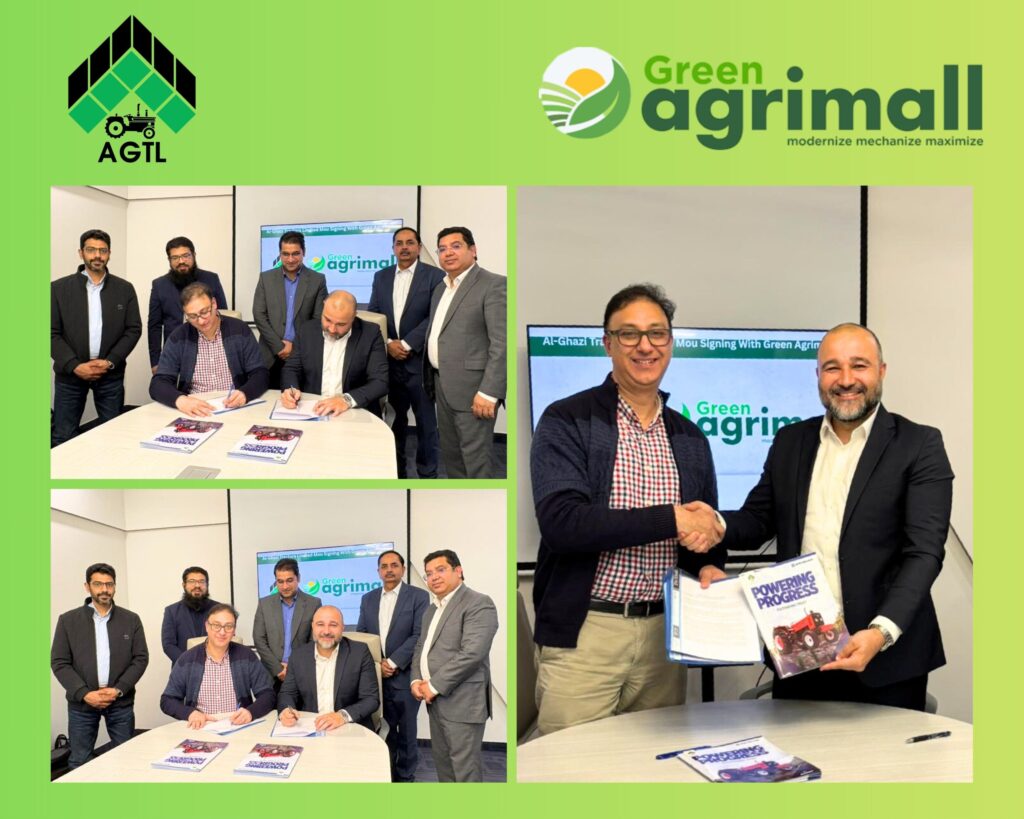 Al-Ghazi Tractors and Green Agrimall Join Forces to Advance Farm Mechanization in Pakistan